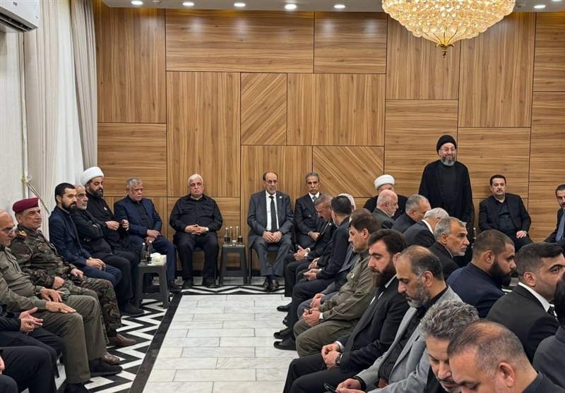 حضور مقامات ارشد و شخصیت‌های برجسته عراق در فرودگاه نجف