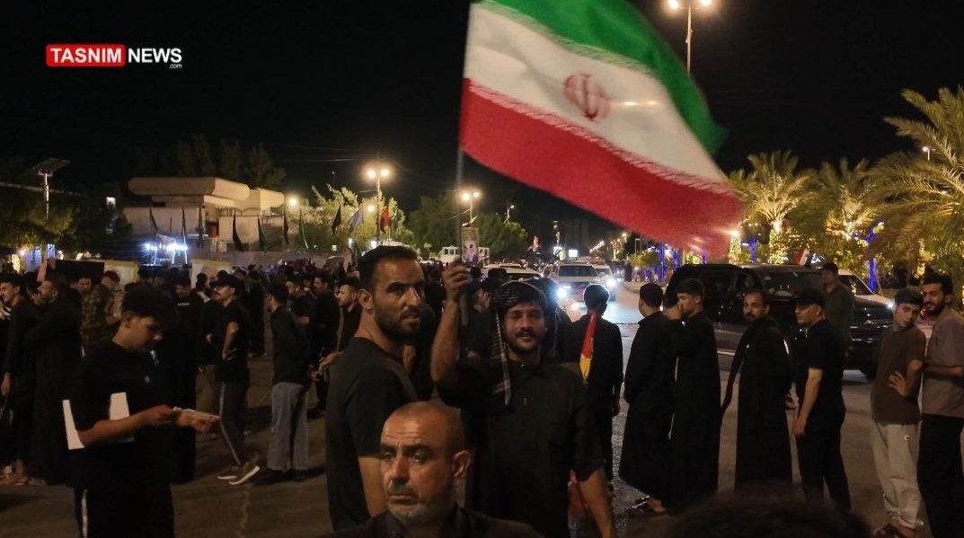 تشییع آیتاللهالعظمی سید علی خامنهای , تشییع امام شهید , تشییع رهبر شهید , آیتالله سید علی خامنهای , شهید امام خامنه ای (ره) , کشور عراق , شهر نجف اشرف ,