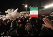 ورود هواپیمای حامل پیکر مطهر امام شهید به نجف اشرف