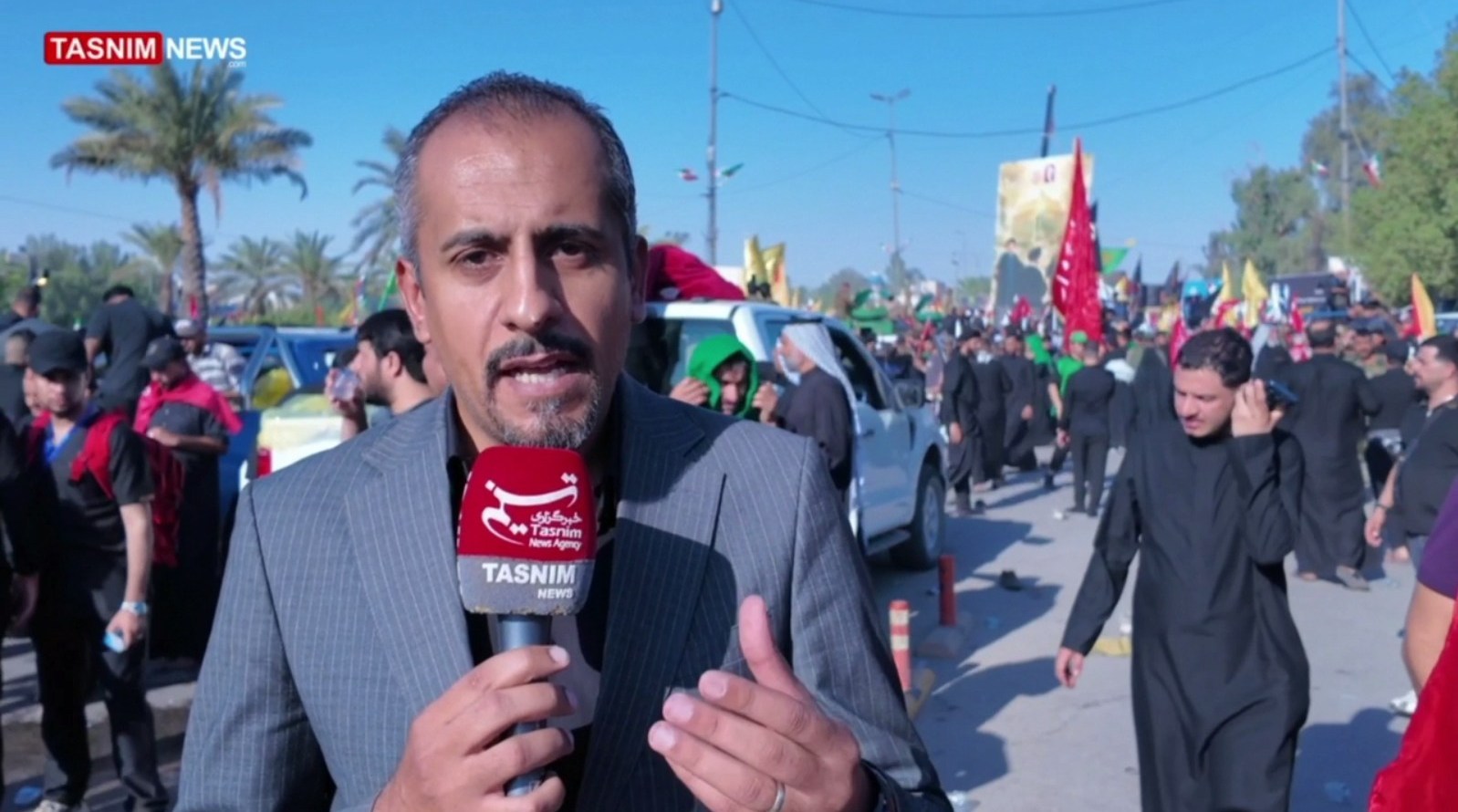 بدرقه آقای شهید ایران , تشییع آیتاللهالعظمی سید علی خامنهای , تشییع امام شهید , تشییع رهبر شهید , کشور عراق , شهر نجف اشرف , کربلا ,