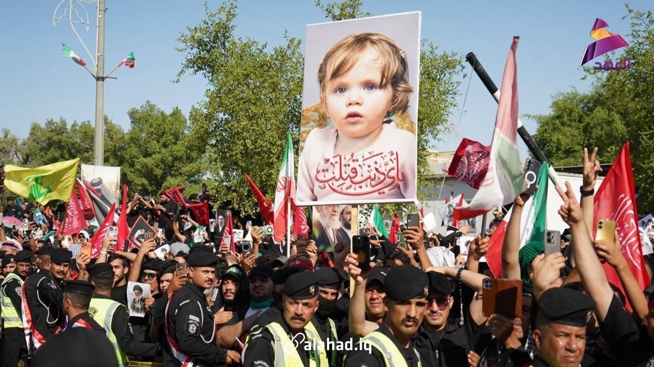 شهر نجف اشرف , تشییع رهبر شهید , تشییع امام شهید , تشییع آیتاللهالعظمی سید علی خامنهای , بدرقه آقای شهید ایران ,