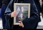 Церемония прощания с телом мученика-лидера , аятоллы Хаменеи, в городе Кум