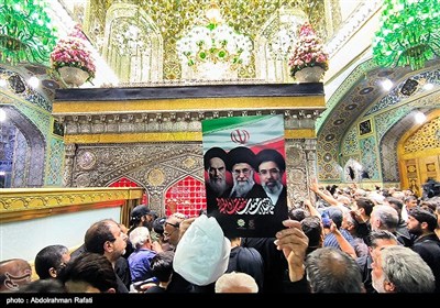 Mourners in Mashhad for Final Farewell to Martyred Leader