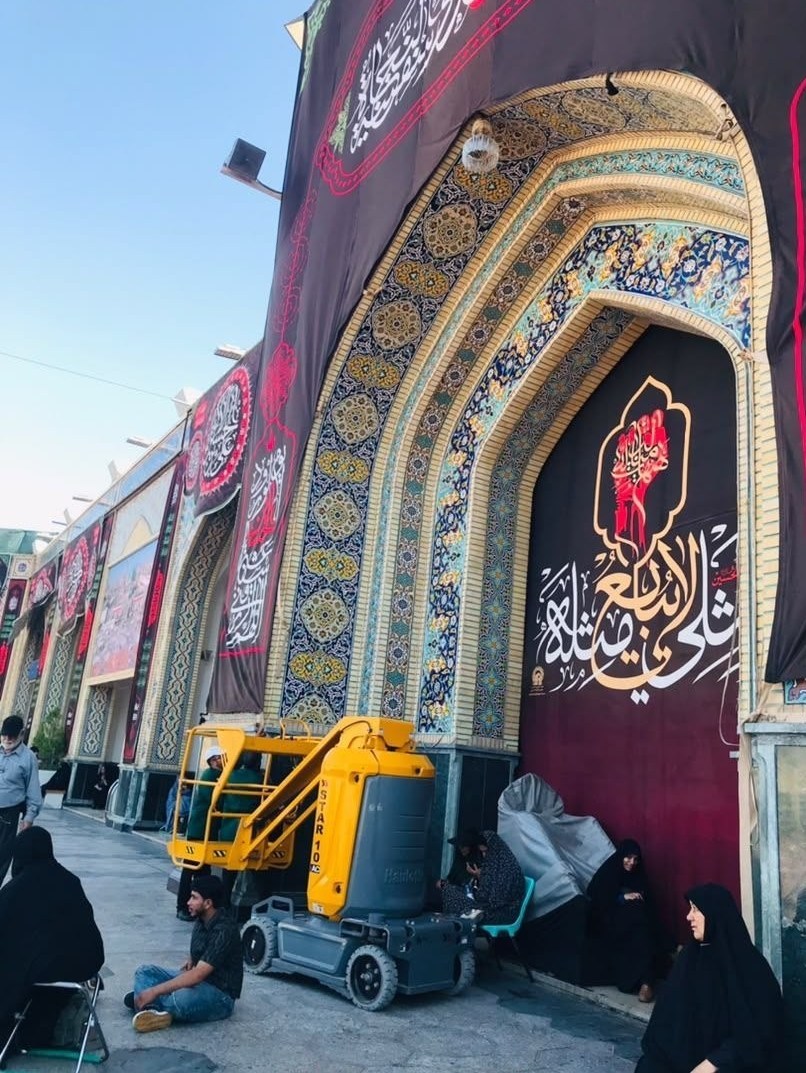تشييع الامام الخامنئي , استشهاد الإمام الخامنئي , الإمام الخامنئي , مشهد مقدس ,