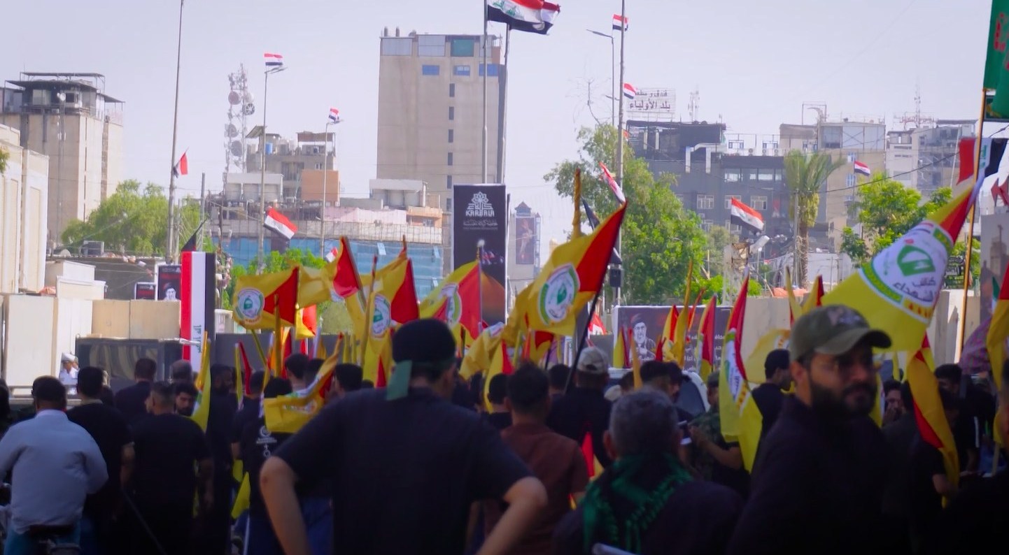كربلاء , العراق , تشييع الامام الخامنئي في العراق , تشييع الامام الخامنئي , الإمام الخامنئي , استشهاد الإمام الخامنئي ,