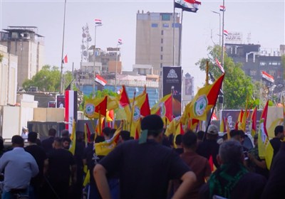 Karbala Witnesses Massive Public Participation at Martyred Leader's Funeral Procession