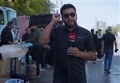 مشیعون إلى شارع العباس لتشییع الشهید القائد الخامنئی نحو مرقد الإمام الحسین (ع)
