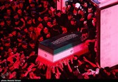 تشییع پیکر  قائد شهید امت در کربلا معلی