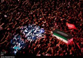 تشییع پیکر  قائد شهید امت در کربلا معلی