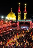 تشییع پیکر  قائد شهید امت در کربلا معلی