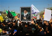 تشییع پیکر  قائد شهید امت در کربلا معلی