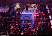 تشییع پیکر  قائد شهید امت در کربلا معلی