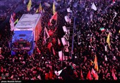 تشییع پیکر  قائد شهید امت در کربلا معلی