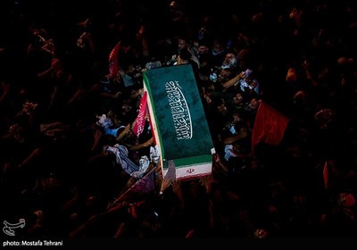 Mourners in Karbala Pay Tribute to Martyred Leader Ayatollah Seyed Ali Khamenei
