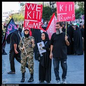 قبیل انطلاق مراسم تشییع الجثمان الطاهر لشهید إیران فی مشهد المقدسة
