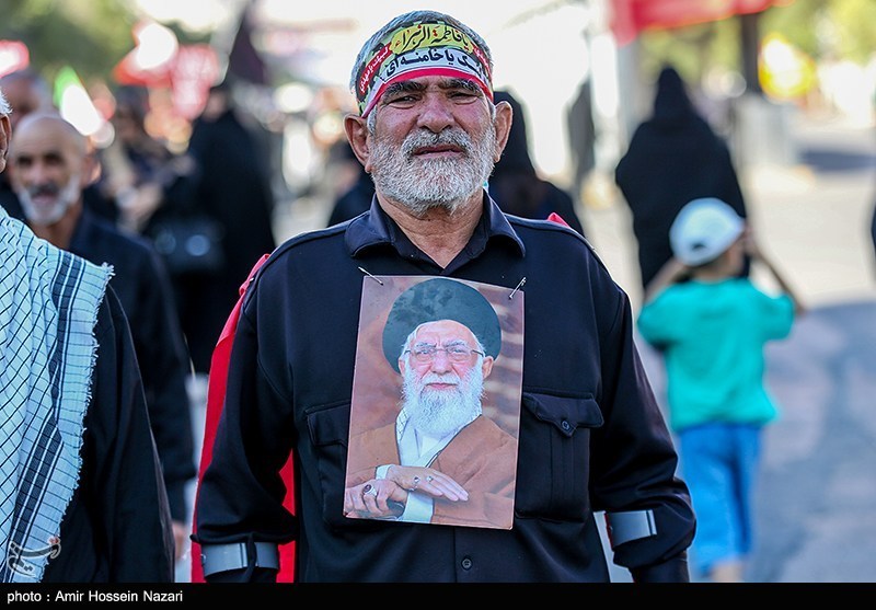  تشييع الامام الخامنئي ,  مراسم وداع القائد الشهيد للثورة , مشهد المقدسة , 