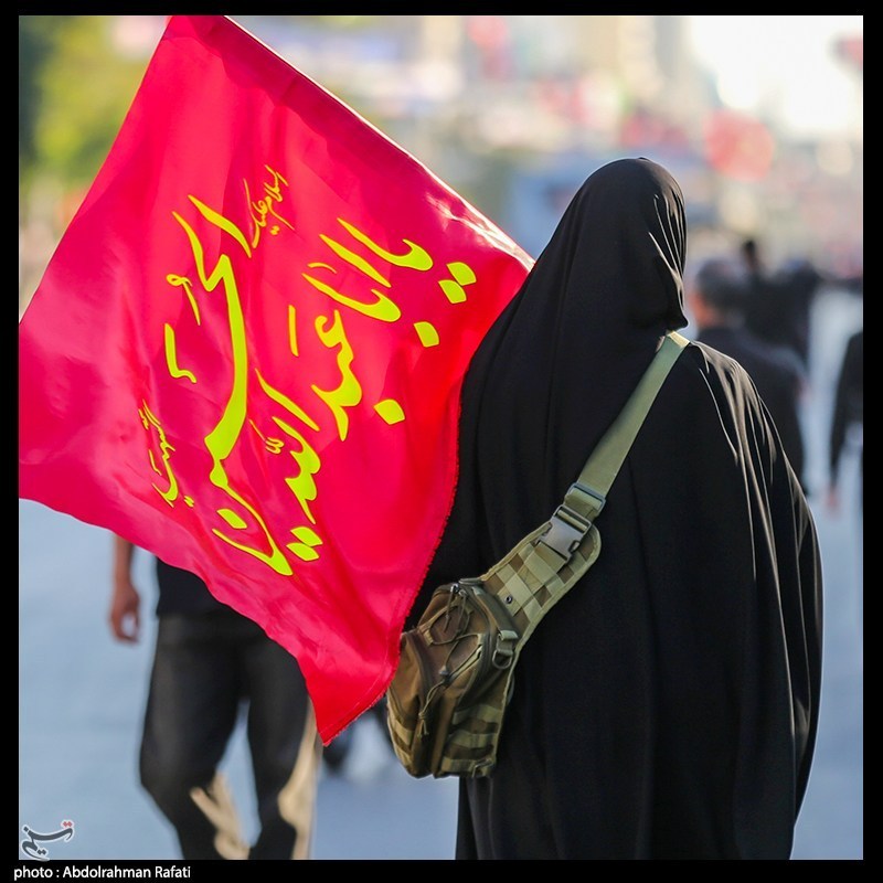  تشييع الامام الخامنئي ,  مراسم وداع القائد الشهيد للثورة , مشهد المقدسة , 
