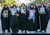 قبیل انطلاق مراسم تشییع الجثمان الطاهر لشهید إیران فی مشهد المقدسة