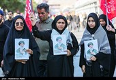 قبیل انطلاق مراسم تشییع الجثمان الطاهر لشهید إیران فی مشهد المقدسة