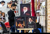 Скорбящие в Мешхеде на последнем прощании с мучеником-лидером Ирана