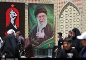 Скорбящие в Мешхеде на последнем прощании с мучеником-лидером Ирана