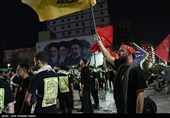 Скорбящие в Мешхеде на последнем прощании с мучеником-лидером Ирана