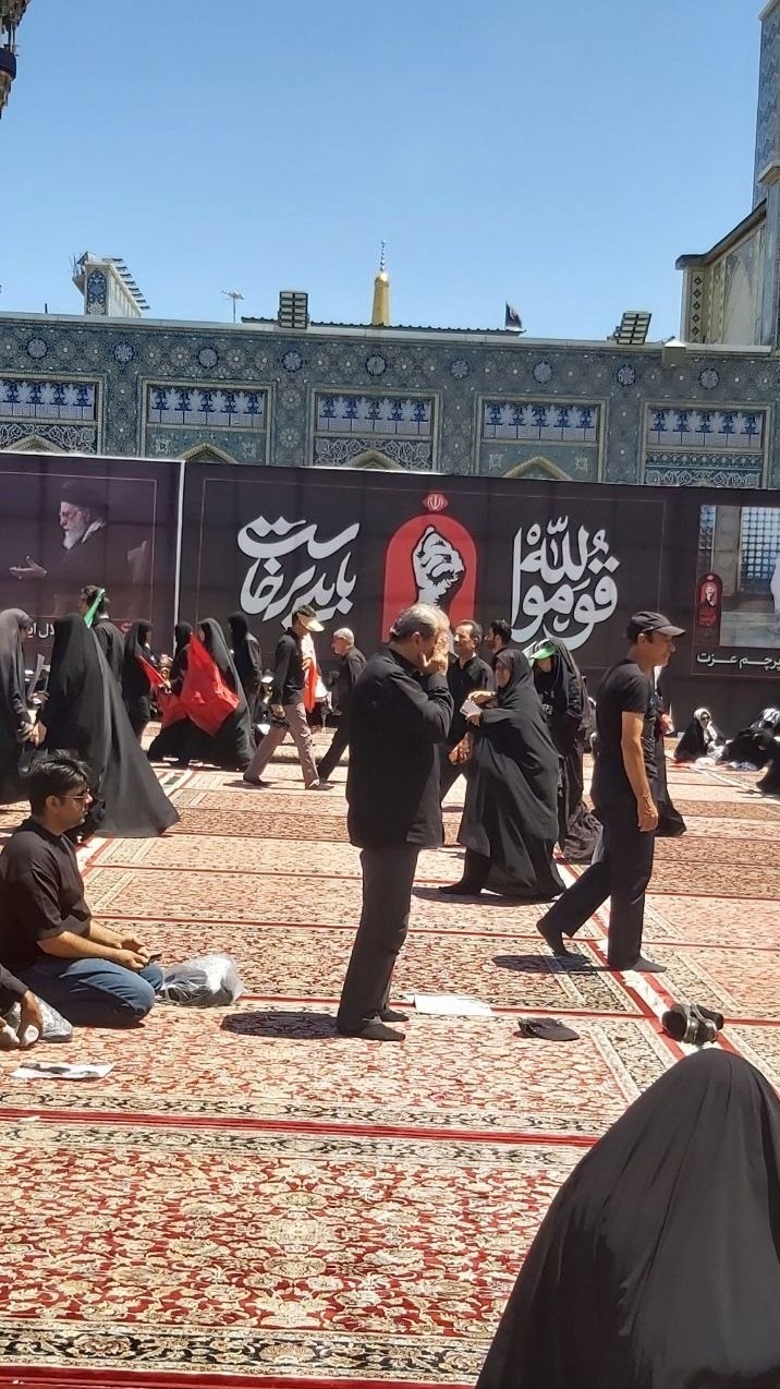 تشييع الامام الخامنئي , استشهاد الإمام الخامنئي , الإمام الخامنئي , مشهد المقدسة ,
