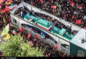 مراسم تشییع پیکر مطهر آقای شهید ایران - مشهد