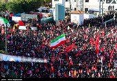 مراسم تشییع پیکر مطهر آقای شهید ایران در مشهد - 1