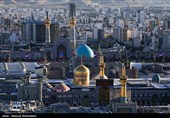 تصاویر هوایی مراسم تشییع پیکر مطهر آقای شهید ایران - مشهد
