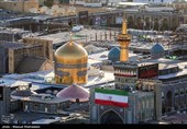 Аэросъёмка торжественных похорон мученика-лидера Ирана в городе Мешхед