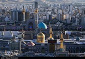 Аэросъёмка торжественных похорон мученика-лидера Ирана в городе Мешхед