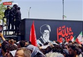 وداع اهالی نجف با رهبر شهید: درود بر تو ای فخر شیعه