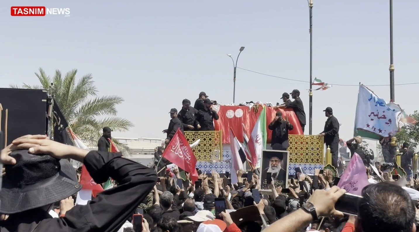 تشييع الامام الخامنئي في العراق , تشييع الامام الخامنئي , استشهاد الإمام الخامنئي , الإمام الخامنئي ,