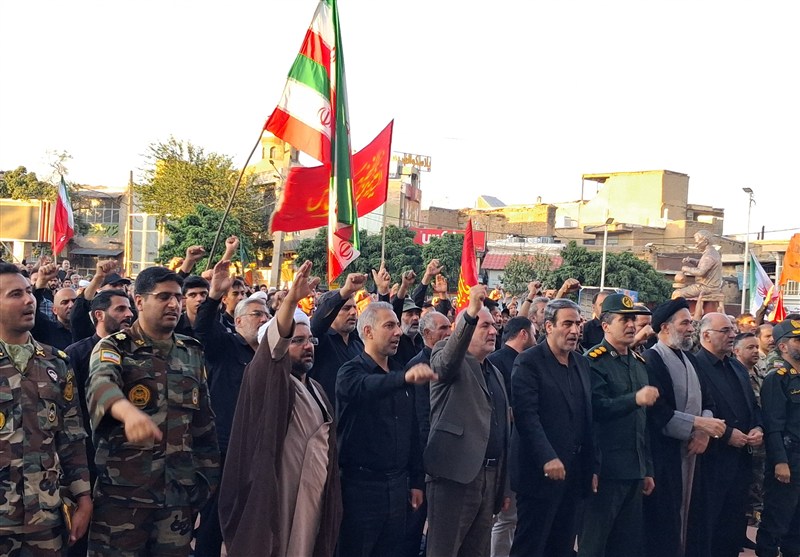 اخبار استان لرستان , استان لرستان , اخبار شهرستان بروجرد , بدرقه آقای شهید ایران , تشییع آیتاللهالعظمی سید علی خامنهای , شهید امام خامنه ای (ره) ,