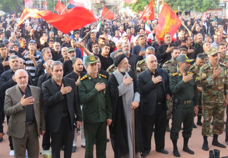 اخبار استان لرستان , استان لرستان , اخبار شهرستان بروجرد , بدرقه آقای شهید ایران , تشییع آیتاللهالعظمی سید علی خامنهای , شهید امام خامنه ای (ره) ,
