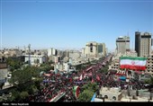 مراسم تشییع پیکر مطهر آقای شهید ایران در مشهد - 1