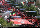 مراسم تشییع پیکر مطهر آقای شهید ایران در مشهد - 1