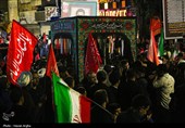 مراسم وداع با پیکر شهید یوسف محمدی در زنجان