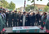 پیکر شهید «یوسف محمدی» در زنجان تشییع و به خاک سپرده شد