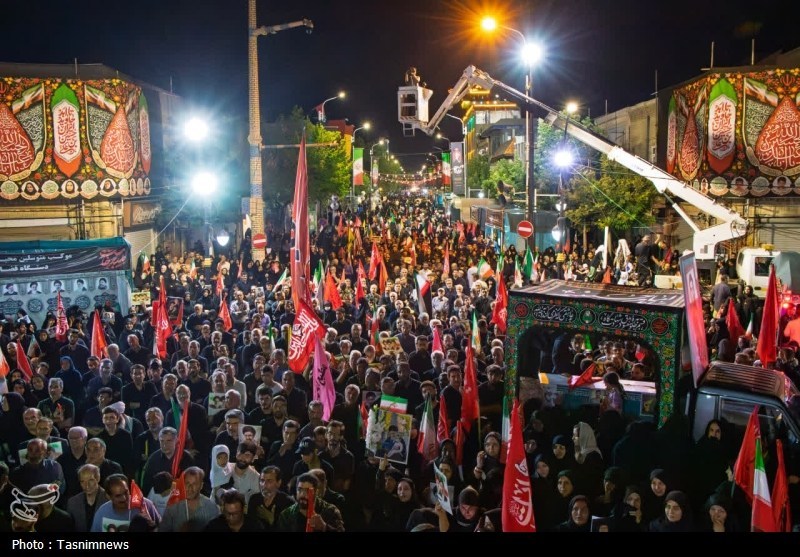تشییع آیتاللهالعظمی سید علی خامنهای , تشییع امام شهید , اخبار زنجان ,
