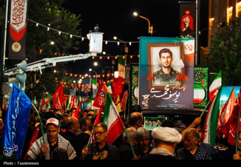 تشییع آیتاللهالعظمی سید علی خامنهای , تشییع امام شهید , اخبار زنجان ,