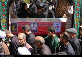 مراسم تشییع پیکر شهید یوسف محمدی- زنجان