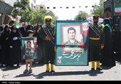 مراسم تشییع پیکر شهید یوسف محمدی- زنجان
