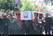 مراسم تشییع پیکر شهید یوسف محمدی- زنجان