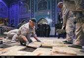 آماده سازی قبر مطهر رهبر شهید انقلاب