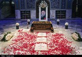 آماده سازی قبر مطهر رهبر شهید انقلاب