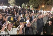 بیرجند؛ اجتماع مردمی و بدرقه شهید علیرضا بالیده