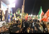بیرجند؛ اجتماع مردمی و بدرقه شهید علیرضا بالیده