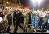 بیرجند؛ اجتماع مردمی و بدرقه شهید علیرضا بالیده